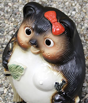 狸 たぬき 置物