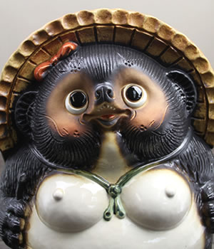 狸 たぬき 置物