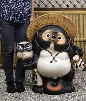 狸 たぬき 置物