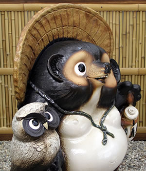 狸 たぬき 置物