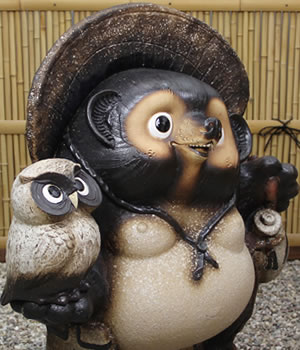 狸 たぬき 置物