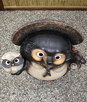 狸 たぬき 置物