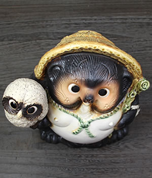 狸 たぬき 置物