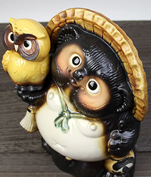 狸 たぬき 置物
