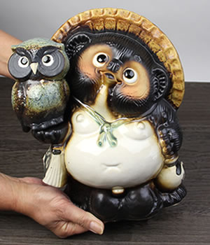 狸 たぬき 置物