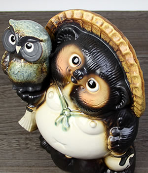 狸 たぬき 置物