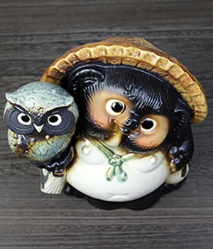 狸 たぬき 置物