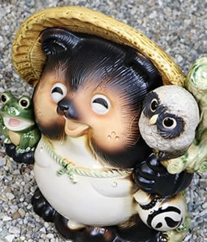 狸 たぬき 置物