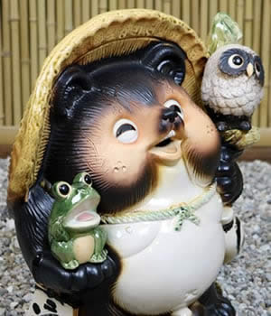 狸 たぬき 置物
