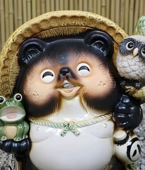 狸 たぬき 置物