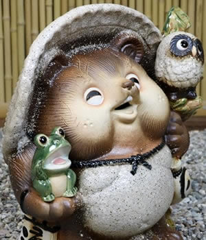 狸 たぬき 置物