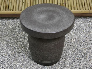 テーブルセット　陶器つく信楽焼テーブルセット　ガーデン　庭園セット　やきもの机