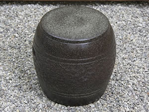 テーブルセット　陶器つく信楽焼テーブルセット　ガーデン　庭園セット　やきもの机