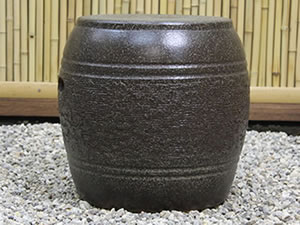 テーブルセット　陶器つく信楽焼テーブルセット　ガーデン　庭園セット　やきもの机