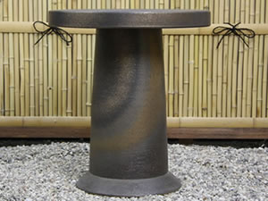 テーブルセット 陶器つく信楽焼テーブルセット ガーデン 庭園セット やきもの机