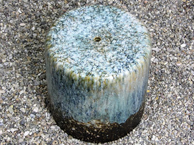 テーブルセット　陶器つく信楽焼テーブルセット　ガーデン　庭園セット　やきもの机