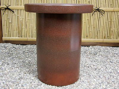 テーブルセット　陶器つく信楽焼テーブルセット　ガーデン　庭園セット　やきもの机