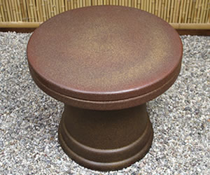 テーブルセット　陶器つく信楽焼テーブルセット　ガーデン　庭園セット　やきもの机