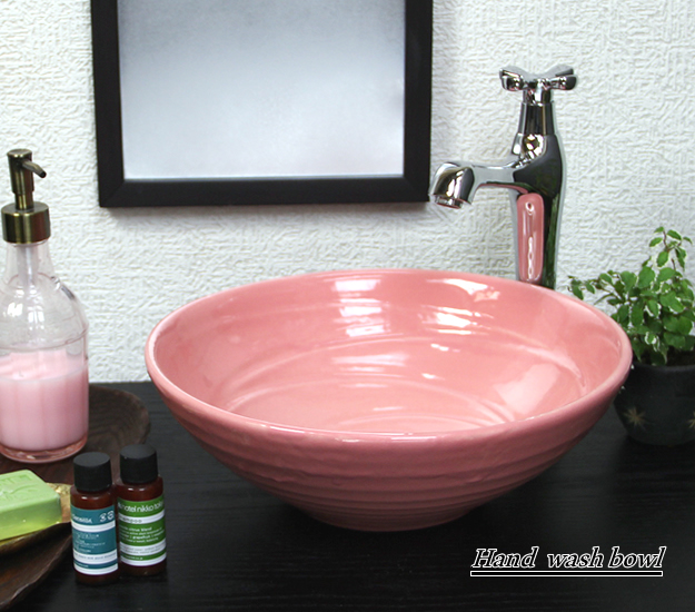 ピンク\r 台の上の鉢 洗面台  方形 陶磁器 家計 洗面器 トイレ ピンク 台の上の鉢 洗面台 方形 陶磁器 家計 洗面器 トイレ