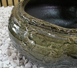 つくばい 陶器ツクバイ しがらきやき蹲 信楽焼