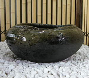 つくばい 陶器ツクバイ しがらきやき蹲 信楽焼