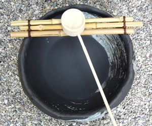 つくばい 陶器ツクバイ しがらきやき蹲 信楽焼