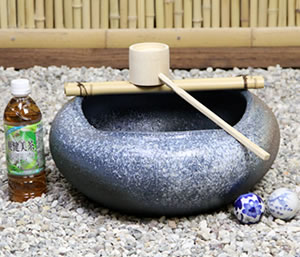 つくばい 陶器ツクバイ しがらきやき蹲 信楽焼