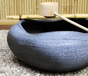 つくばい 陶器ツクバイ しがらきやき蹲 信楽焼