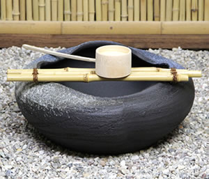 つくばい 陶器ツクバイ しがらきやき蹲 信楽焼