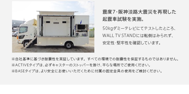 限定セールSALE WALL自立型テレビスタンドPRO マーケット - エンジョイホーム｜商品ロットナンバー：480325475 ベースの通販はau PAY お得日本製
