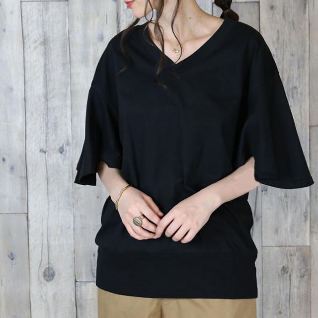 フレア袖,プルオーバー