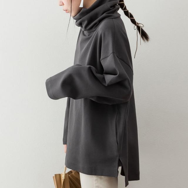 ワイドハイネックスムース