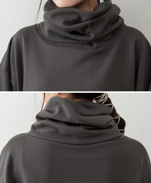 ワイドハイネックスムース