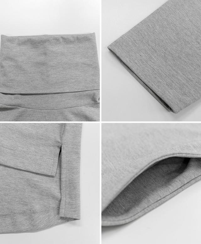 ワイドハイネックスムース