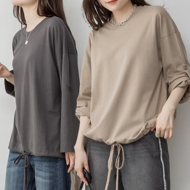 裾バルーンカットソー