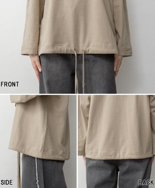 裾バルーンカットソー