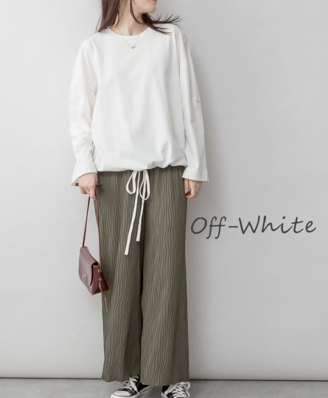 裾バルーンカットソー