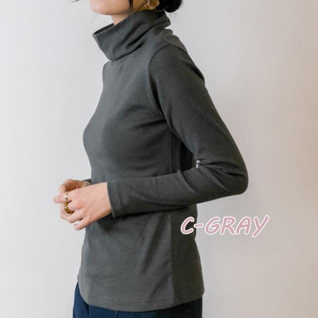 長袖,シャツ,ハイネック