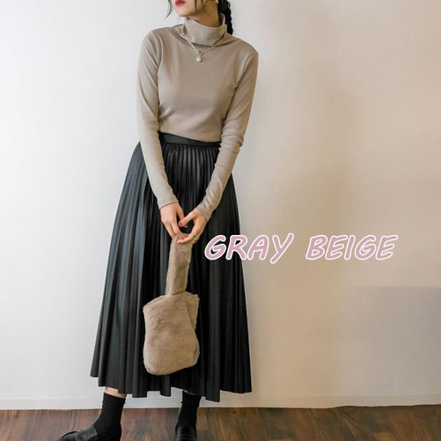 長袖,シャツ,ハイネック