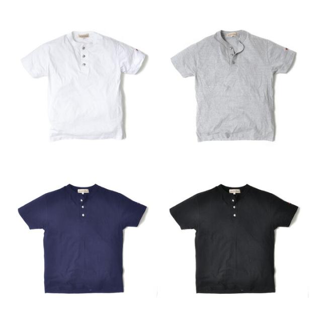 ヘンリーネック メンズ 半袖