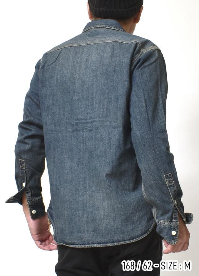 デニムワークシャツ