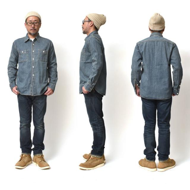 デニムワークシャツ