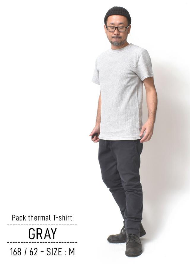 サーマルワッフルTシャツ