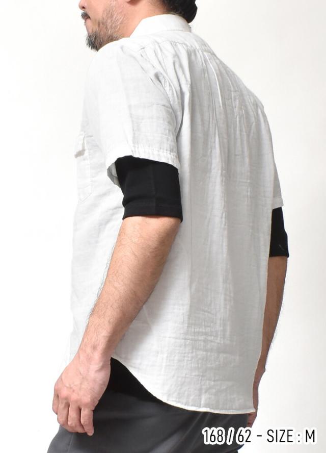 ダブルガーゼ 半袖シャツ