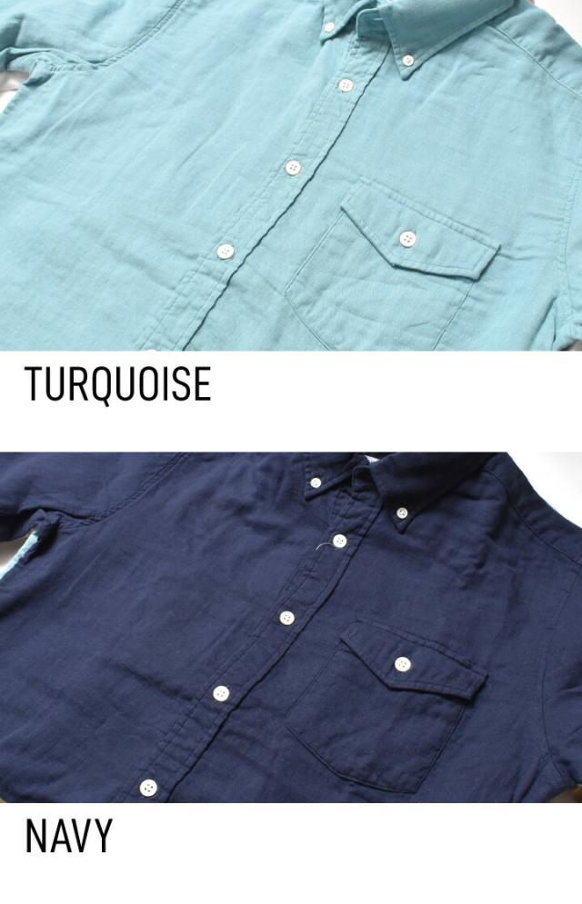 ダブルガーゼ 半袖シャツ