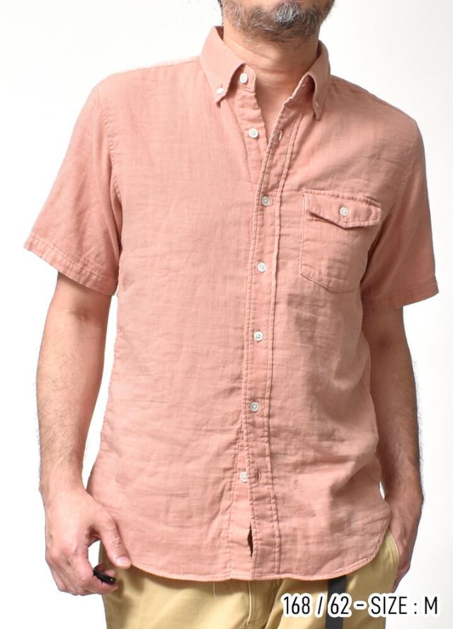 ダブルガーゼ 半袖シャツ