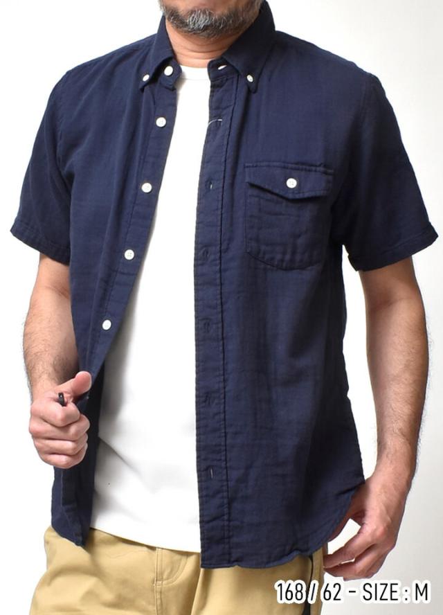 ダブルガーゼ 半袖シャツ