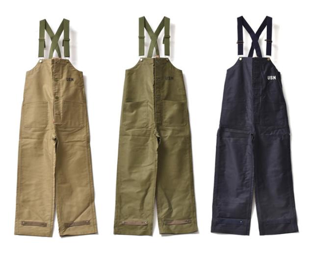 オーバーオール デッキパンツ