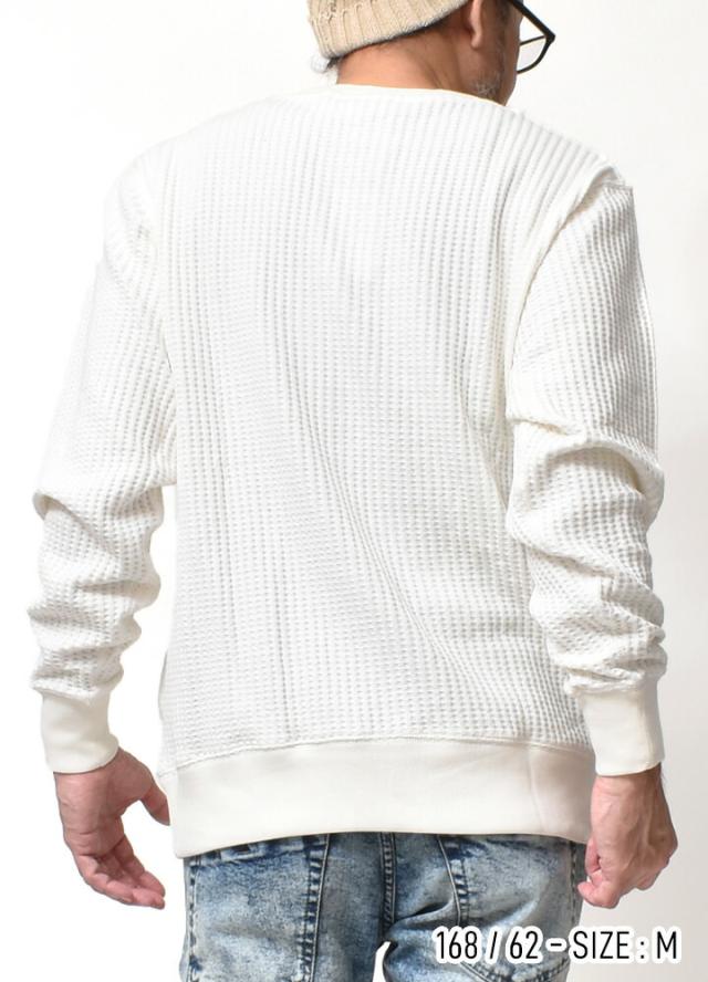 ビックワッフルヘンリーネック