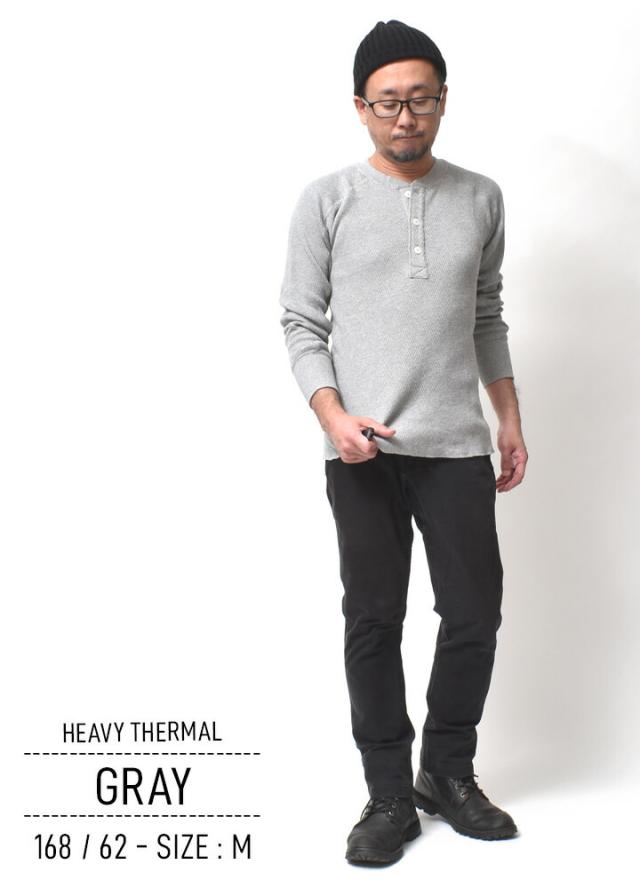 ヘンリーネック厚手サーマル